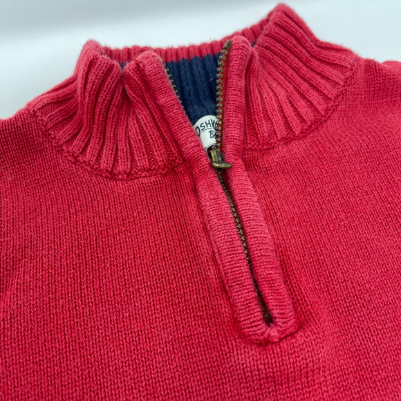 Oshkosh Boys’ Red Knit Pullover Sweater size 6/7T - Picture 3 of 4